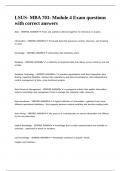 LSUS- MBA 703- Module 4 Exam questions with correct answers&period;