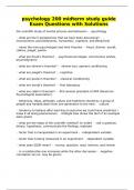 Psychology 200 Exams