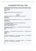 Nursing5336 FNP Exam 1 2024&sol;2025 verified questions and answers