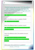 PAAM Subscale review 2&sol;2 Questions  with  Correct Answers  for Specific  Exam Mail supergrades12&commat;gmail&period;com 