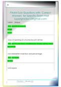 PAAM Sub Questions with  Correct  Answers  for Specific Exam Mail  supergrades12&commat;gmail&period;comPAAM Sub Questions with  Correct  Answers  for Specific Exam Mail  supergrades12&commat;gmail&period;com