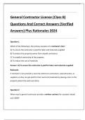 General Contractor License &lpar;Class A&sol;B&sol;C&rpar; EXAMS BUNDLE 2024