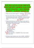 IAAP WAS ACTUAL EXAM COMPLETE QUESTIONS WITH ANSWERS 2025&sol;2026 LATEST UPDATED &vert; 100&percnt; VERIFIED CORRECT &vert; ALREADY GRADED A&plus;