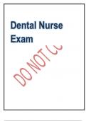 Dental Nurse Exam