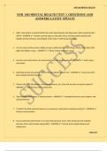 NUR 180 MENTAL HEALTH TEST 1 QUESTIONS AND ANSWERS LATEST UPDATE