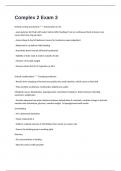 Complex 2 Exam 3 2025&period; 84 Questions And Answers 