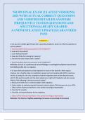 NR 509 FINAL EXAM &lpar;2 LATEST VERSIONS&rpar;  2025 WITH ACTUAL CORRECT QUESTIONS  AND VERIFIED DETAILED ANSWERS  &vert;FREQUENTLY TESTED QUESTIONS AND  SOLUTIONS&vert;ALREADY GRADED  A&plus;&vert;NEWEST&vert;LATEST UPDATE&vert;GUARANTEED  PASS 