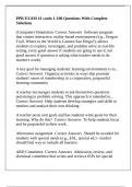 PPR EXAM &num;1 cards 1-100 Questions With Complete Solutions