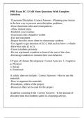 PPR Exam EC-12 160 Notes Questions With Complete Solutions