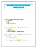 PARASITOLOGY EXAM REVIEW QUESTIONS WITH COMPLETE SOLUTIONS&period;