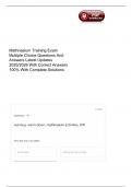 Mathnasium Training Exam Multiple Choice Questions And Answers Latest Updates 2025&sol;2026 With Correct Answers 100&percnt; With Complete Solutions