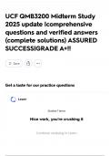 UCF QMB3200 Midterm Study 2025 update&vert;comprehensive questions and verified answers &lpar;complete solutions&rpar; ASSURED SUCCESS&vert;GRADE A&plus;&excl;&excl;
