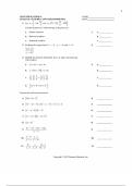 Test Bank For College Algebra and Trigonometry&comma; 7th Edition by Margaret L&period; Lial