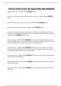 YVR D-A AVOP STUDY AID QUESTIONS AND ANSWERS