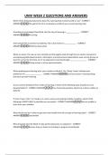 UNIV WEEK 2 QUESTIONS AND ANSWERS&period;