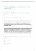 BIO 171&colon; Lecture 22 Guiding Questions with 100&percnt; Correct Answers &vert; Verified &vert;Latest version 2025