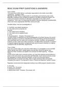 BSAC EXAM PREP QUESTIONS & ANSWERS