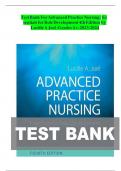 Test Bank For Advanced Practice Nursing&colon; Essentials for Role Development 4th Edition by Lucille A Joel 9780803660441 Chapter 1-30 Complete Guide
