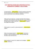 CST NBSTSA Exam 2025 &ndash; Certified Surgical Technologist Actual Exam with Full Q&A and Rationales