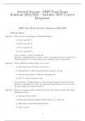 Assured Success&colon; AHIP Final Exam Solutions 2024&sol;2025 &ndash; Includes 100&percnt; Correct Responses