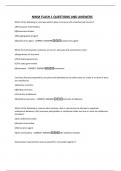 NWM FLASH 1 QUESTIONS AND ANSWERS