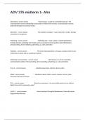 ADV 375 midterm 1- Ahn Assessment Questions And Correct Detailed Answers With Rationales&period;