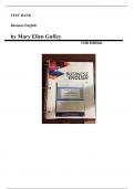 Test Bank for Business English 12th Edition&comma; by Mary Ellen Guffey&comma; All Chapters Included
