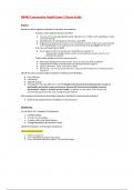 NR442 Community Health Exam 2 Study Guide - Community Health Nursing &lpar;NR-442&rpar; Questions and complete answers 