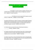 FITOUR group exercise certification Exam Package all latest Update for Course Exam 