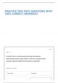 PRACTICE TEST D637 QUESTIONS WITH 100&percnt; CORRECT ANSWERS&excl;&excl;
