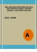 BIOL 348 EXAM 3 QUESTIONS AND 100&percnt;  AND APPROVED CORRECT ANSWERS GRADED A&plus; 2025 FIRST CLASS PASS