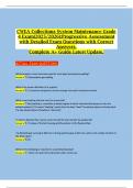 CWEA Collections System Maintenance&comma; Grade 1&comma; 2&comma; 3 & 4 Study Bundle for Exam Questions and Answers &lpar;2025&sol;2026&rpar;&period;Graded A&plus; Latest Update&period;