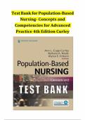 Test Bank for Population-Based Nursing&colon; Concepts and Competencies for Advanced Practice 4th Edition