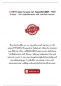 ATI PN Comprehensive Exit Exam 2024&sol;2025 &ndash; NGN Format &vert; 180 Actual Questions with Verified Answers