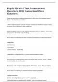 Psych 394 ch 4 Test Assessement Questions With Guaranteed Pass Solutions&period;