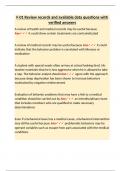  F-01 Review of Records and Behavioral Assessment &ndash; Verified Questions and Answers for Exam Preparation