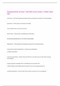 Developmental Bio 351 Exam 1 with 100&percnt; Correct Answers &vert; Verified &vert;Latest 2025