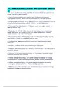 AMA PCM 2025&sol;2026 ANSWERS AND QUESTIONS GRADED A&plus;