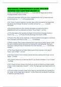 BARTENDING COMPREHENSIVE EXAMS 2025&sol;2026 ANSWERS AND QUESTIONS GRADED A&plus;