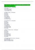 BARTENDING DRINKS EXAM 2025&sol;2026 ANSWERS AND QUESTIONS GRADED A&plus;