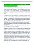 BARTENDING EVALUATION EXAMS 2025&sol;2026 ANSWERS AND QUESTIONS GRADED A&plus;