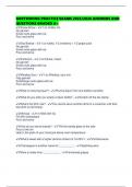 BARTENDING PRACTICE EXAMS 2025&sol;2026 ANSWERS AND QUESTIONS GRADED A&plus;