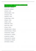 BARTENDING TERMS 2025&sol;2026 ANSWERS AND QUESTIONS GRADED A&plus;