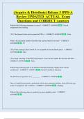 IPPSA    Bundled Exam Questions WITH  CORRECT Answers