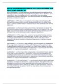 CAADC COMPREHENSIVE EXAM 2025&sol;2026 ANSWERS AND QUESTIONS GRADED A&plus;