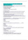 CAADC CORE EXAM SET 2025&sol;2026 ANSWERS AND QUESTIONS GRADED A&plus;