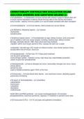 CHEMOTHERAPY CERTIFICATION EVALUATION EXAMS 2025&sol;2026 ANSWERS AND QUESTIONS GRADED A&plus;