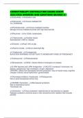 CHEMOTHERAPY CERTIFICATION EXAMS SCRIPT 2025&sol;2026 ANSWERS AND QUESTIONS GRADED A&plus;