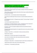 CHEMOTHERAPY EXAMINATION TEST 2025&sol;2026 ANSWERS AND QUESTIONS GRADED A&plus;
