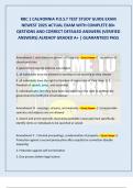RBC 1 CALIFORNIA P&period;O&period;S&period;T TEST STUDY GUIDE EXAM  NEWEST 2025 ACTUAL EXAM WITH COMPLETE 80&plus;  QESTIONS AND CORRECT DETAILED ANSWERS &lpar;VERIFIED  ANSWERS&rpar; ALREADY GRADED A&plus; &vert; GUARANTEED PASS